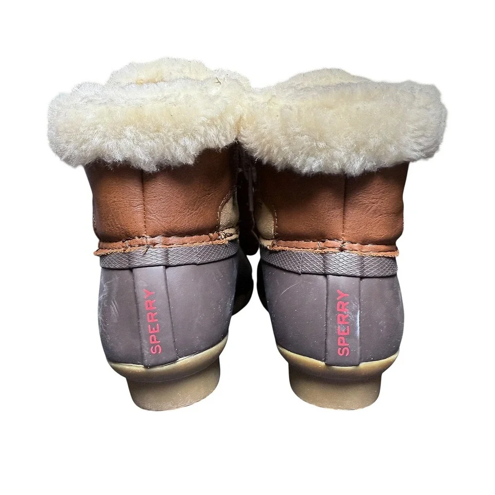 NEW Sperry Top Sider Alpine Saltwater Kids Cozy Lined Duck Boot Size‎ 11